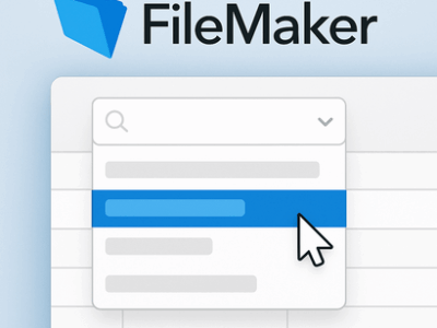 FileMaker関連値一覧でドロップダウンを絞り込む方法
