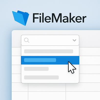 FileMaker関連値一覧でドロップダウンを絞り込む方法
