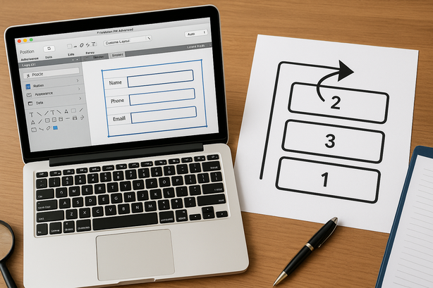 FileMakerオブジェクト名とタブ順の最適化手順