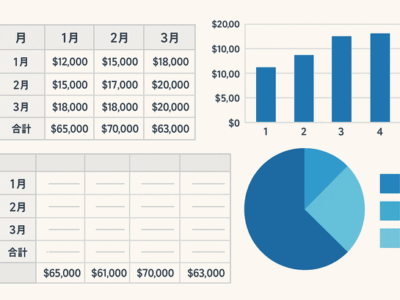 集計フィールドで月別売上表作成の基本手順