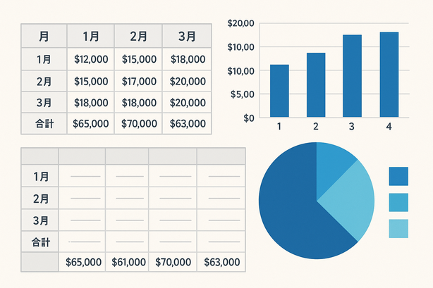集計フィールドで月別売上表作成の基本手順