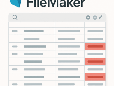 FileMaker条件付き書式でエラー項目強調