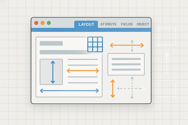 FileMakerレイアウトのスナップとグリッド整列術
