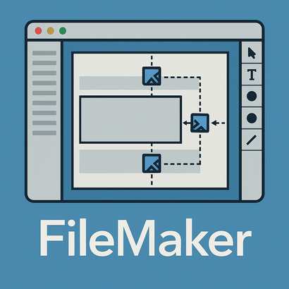 FileMakerレイアウトのオートサイズアンカー入門