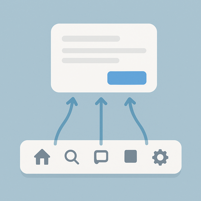 ボタンバーとポップオーバー連携UI作成術