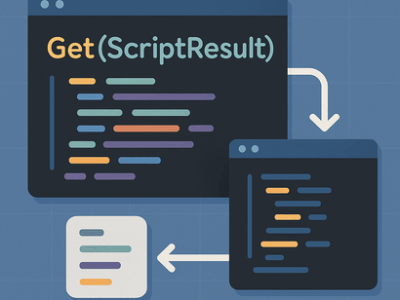 Get(ScriptResult)で親子スクリプト連携