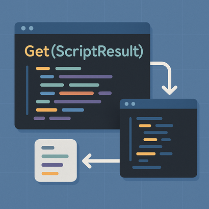 Get(ScriptResult)で親子スクリプト連携