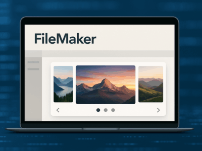 FileMakerスライドコントロールで画像カルーセル実装