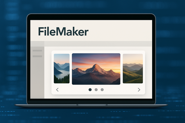 FileMakerスライドコントロールで画像カルーセル実装