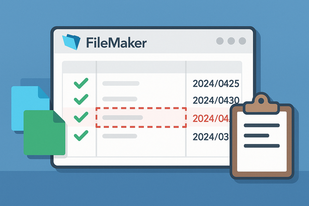 FileMaker条件付き書式で期限切れ自動赤字化実践手順