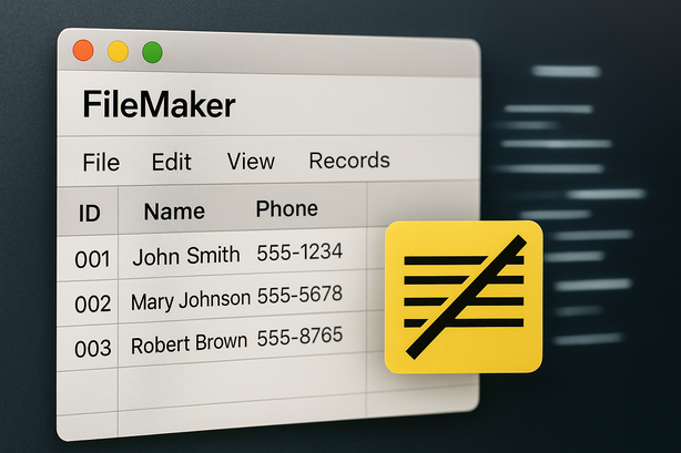 FileMakerウィンドウ内容の固定でちらつき防止術