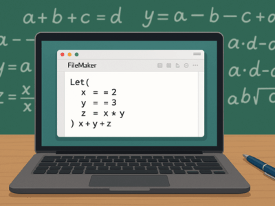 FileMakerでLet関数を使い計算式を整理