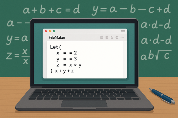 FileMakerでLet関数を使い計算式を整理