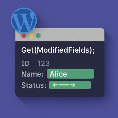 Get(ModifiedFields)で変更箇所を強調表示