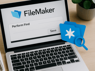 FileMaker保存済み検索条件の作成と実行