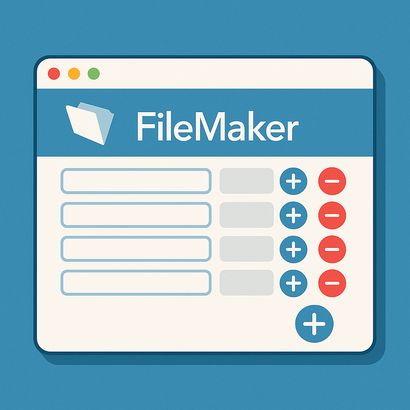FileMakerポータル行の追加・削除ボタン実装術