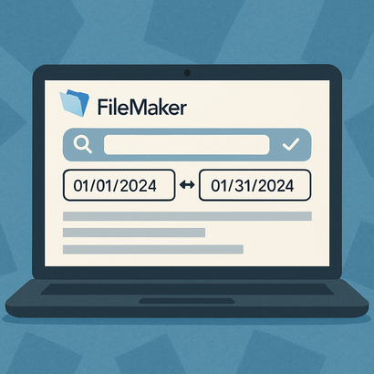 FileMaker検索演算子で日付範囲検索の基本