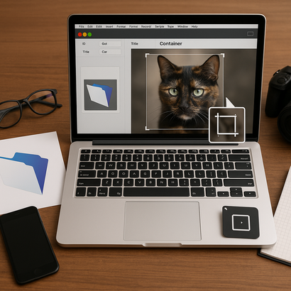 FileMakerコンテナ画像のトリミング表示設定術