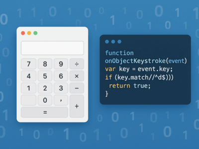 OnObjectKeystrokeで数値入力のみ許可