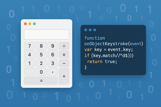 OnObjectKeystrokeで数値入力のみ許可
