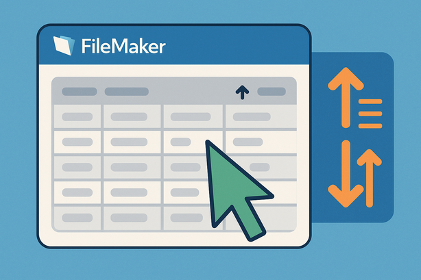 FileMakerポータルヘッダクリックで並べ替え実装術