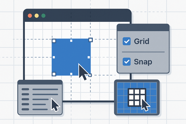 FileMakerグリッドとスナップ設定活用術